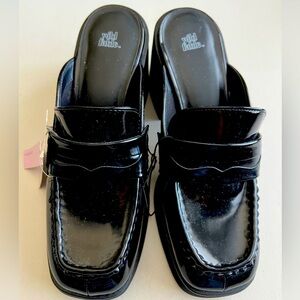 🖤👠WILD FABLE Black🐦‍⬛Penny Loafers Pumps Shoes